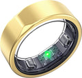 SEEKZERO Smart Ring for Women Men, Titanium Fitness Ring with Heart Rate, Stress & Sleep Monitoring,Step & Calorie Counter, 5ATM Waterproof for iPhone and Android,No Subscription Fee (Rose Gold, 10)