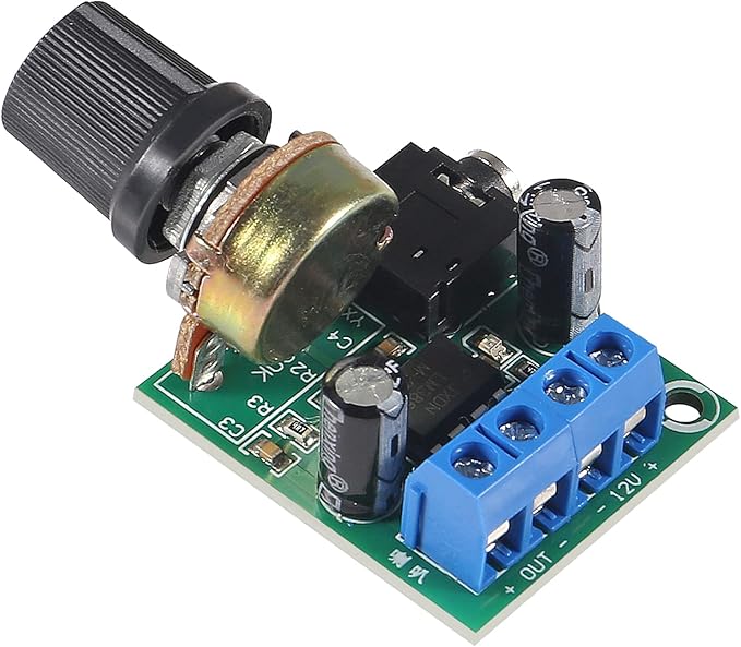 DWEII 4Pcs LM386 10W Mini Power Amplifier Board Audio Amplifier Module DC 3-12V Volume Adjustable Control