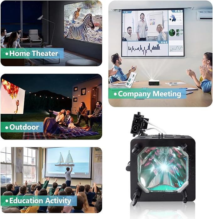 XL-5200 Replacement Projector Lamp Bulb Compatible with Sony KDS-50A2000 KDS-55A2000 KDS-55A2020 KDS-55A3000 KDS-60A2000 KDS-50A2020 KDS-50A3000 Projectors, with Housing