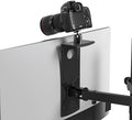HumanCentric DSLR Monitor Mount Small, Desk Camera Mounting, Light Webcam, Microphone Shelf for Monitor VESA Arm, Replace Clamp Tripods, 100x100mm Patterns, Aluminum, Hardware Included