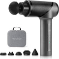 Medcursor Massage Gun - High Intensity Brushless Motor, Handheld Percussion Deep Tissue Massager with 6 Massage Heads for Sore Muscle and Stiffness (Gray)