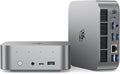 Beelink SER9 Pro+ AI Mini PC, AMD Ryzen 7 H255 (Up to 4.9GHz), 32GB LPDDR5X 7500MT/s 1TB NVMe SSD, Radeon 780M, Built-in Mic/Speaker, USB4, 4K@240Hz Triple Display, WiFi 6, 2.5G LAN, Desktop Computer