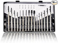 16 PCS Mini Precision Screwdriver Set - Premium Mini Screw Driver Set Kit - 16 Different Sizes of Flat Head Philips for Electronics, Toys, Computer & Watch Repair