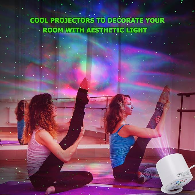 HERHOTER Galaxy Projector,Star Projector with Timer and Remote Control for Adults Bedroom Decoration, Party,Star Night Light