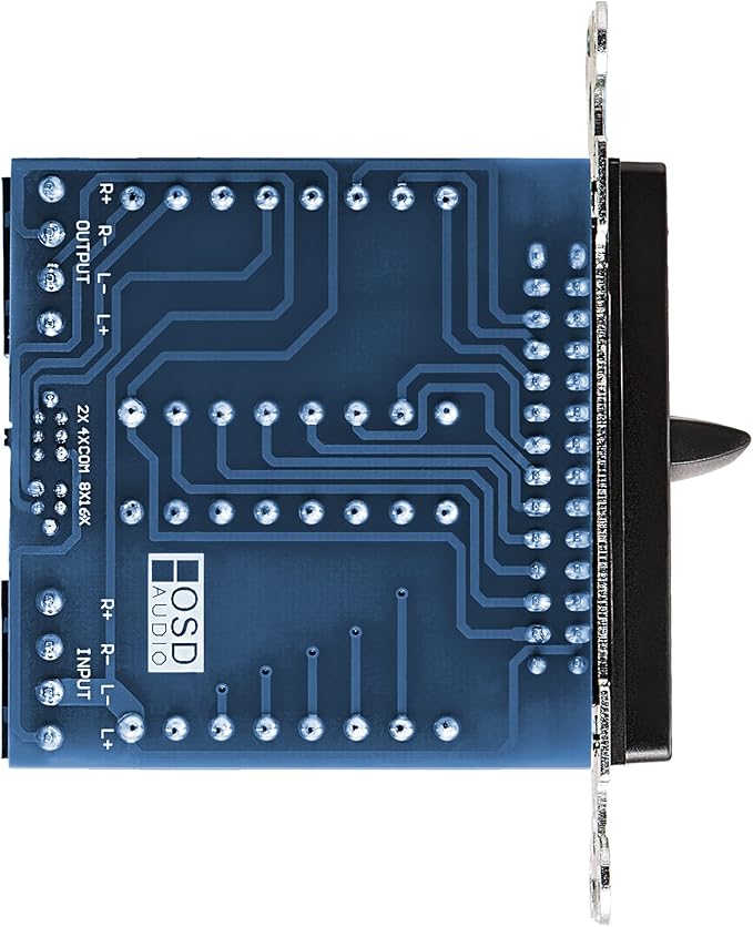 OSD Audio 300W in Wall Volume Control Impedance Matching for Home Speakers, Slider Black VMS300