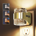 L LOHAS LED 3CCT Night Lights Plug into Wall, 3000K/4000k/5000K Adjustable Color Temperature Night Light,Bubble Nightlight with Dusk to Dawn Sensor for Rooms Bathroom Hallway
