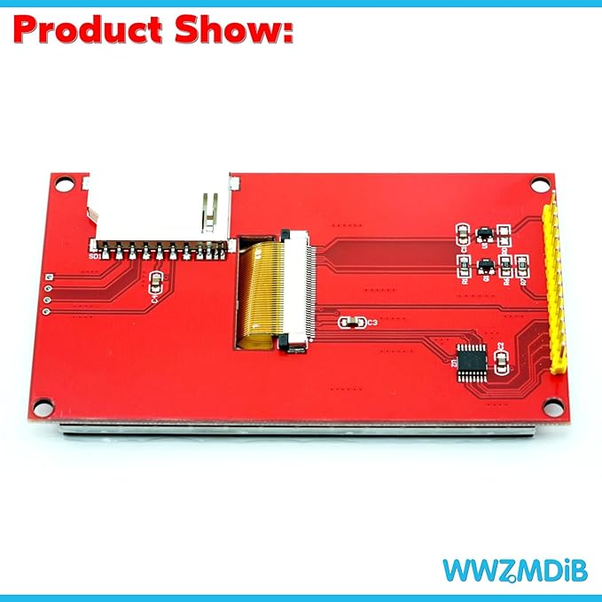 WWZMDiB TFT LCD Touch Display Module SPI Interface for Arduino (3.5", 480x320, ILI9488)