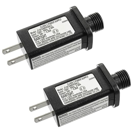 SIGANDG 24V 7.2W LED Transformer Replacement Class 2 Power Supply for Christmas String Light Inflatable Decorations LED Controller IP44 Waterproof Low Voltage
