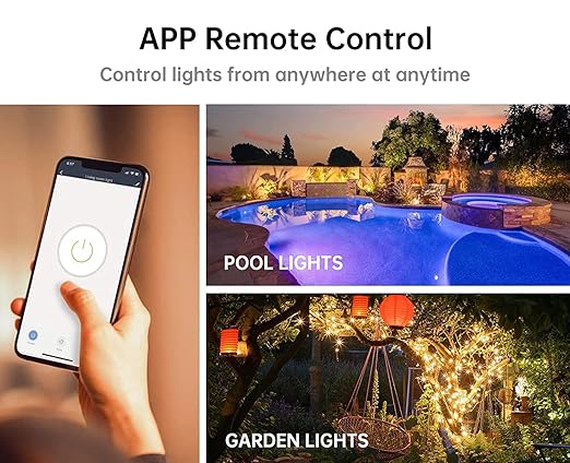 Smart Wi-Fi Light Switch, 2 Channels Linptech Wireless Relay Switch Tuya App Remote Control Voice Control Home Automation Timer Compatible with Alexa for LED Ceiling Pull Chain Light