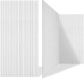 EVENRISING Acoustic Panels 10-Pack, Acoustical Wall Panels 47.2x23.6x0.4 inch, Large Soundproof Panels Self-Adhesive for walls, Acoustic Treatment for Recording Studio&Office Vertical,White