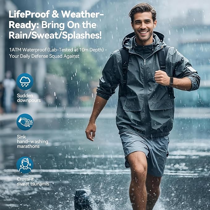 EnergyPort Fitness Tracker,Wearable Health Smart Bracelet Band with Blood Oxygen 170+ Sport Mode 60-Day Battery,Lifetime Membership,Activity Tracking Heart Rate Sleep Monitor for Android iOS,2 Bands