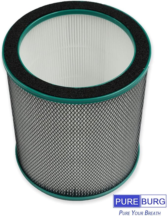 PUREBURG Replacement Filters Compatible with ULTTY R022 R22 SKJ-CR022D & MOONQUAKE Bladeless Tower Fan Air Purifier 2-in-1,2-Pack H13 HEPA Air Clean Dust