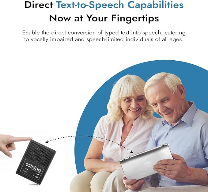 Talking Keyboards The Wireless Standard - AAC Device for Speech Therapy and Assistive Speaking - AAC Communication Device for Non-Verbal Adults, Speech Impaired Individuals, Post-Operative Patient