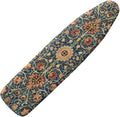 ZCFYGDX Vintage Flower Print 14 x 45 Ironing Board Covers Nylon Buckle Straps Fasteners & Elastic Edge Stain Resistant Breathable,Suitable for Multi-Size Iron Board Relaxing Ironing Experience