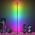 Corner Floor Lamp Compatible with Alexa, Smart LED Corner Lamp 55", APP & Remote Control with Music Sync, 16 Million Colors & Timer, Color Changing Ambient Lighting for Living Room Bedroom Game Room
