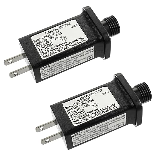 SIGANDG 24V 12W LED Transformer Replacement Class 2 Power Supply for Christmas String Light Inflatable Decorations LED Controller IP44 Waterproof Low Voltage