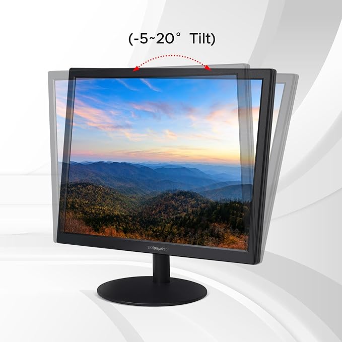 SKitphrati 17" Square 1280x1024 10-Point Multi Touch Screen Monitor with HDMI, VGA, Type B Ports, 75Hz, 5:4 Aspect Ratio, VESA Wall Mountable, PC Touch Monitor for PC POS Machine Windows