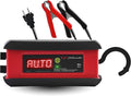 Schumacher Electric 3A Car Battery Charger and Maintainer, 3-in-1 Solution, for 12V Power Sport, Automotive, and Marine Batteries, SP1297