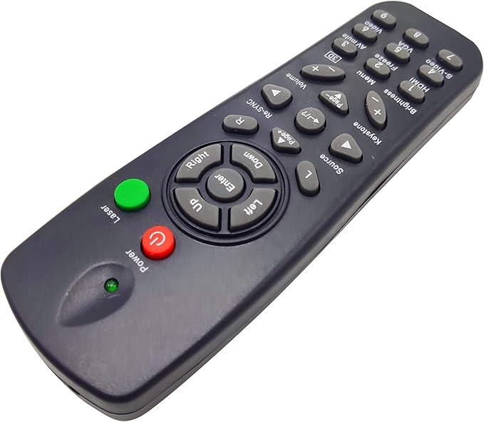 INTECHING BR-5030L Projector Remote Control for Optoma EH1020, EX542, EX615, PRO800, TH1020, TW6153D, TW762, TX540, TX542, TX5423D, TX6153D, TX762, TW766W, TX765W, TX766W
