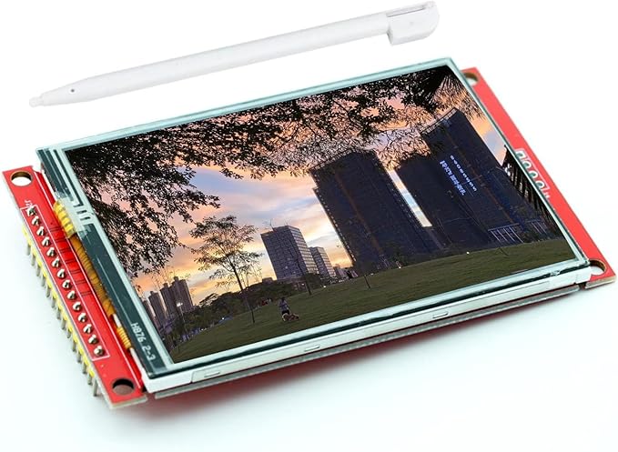 WWZMDiB TFT LCD Touch Display Module SPI Interface for Arduino (3.2", 320x240, ILI9341)