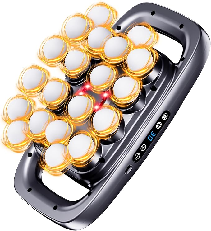 Cexovil 20-Head Massage Gun,2026 Upgrade Deep Tissue Percussion Massager with 3 Modes 30 Intensities, Quiet Muscle Tension Release Electric Massage Tools for Back, Shoulders, Legs