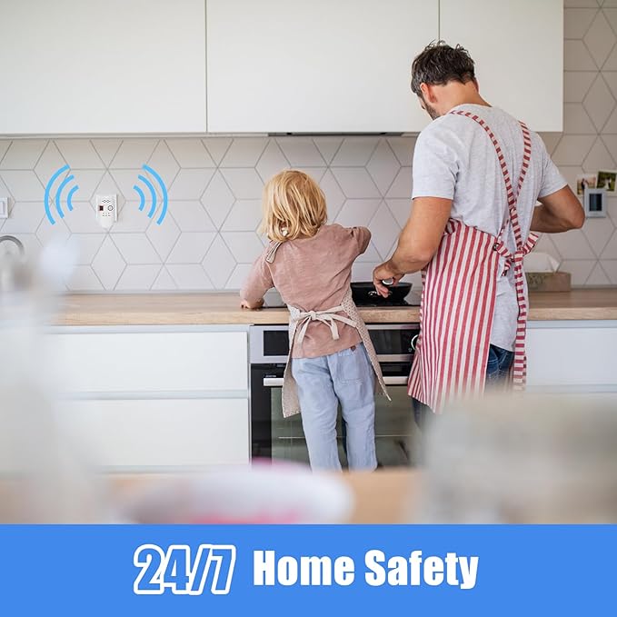Natural Gas Detector, Plug-in Propane Gas Detector for Home & RV, Gas Leak Detector for LNG, LPG, Methane