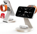 3 in 1 Charging Station for Apple Devices,Mag-Safe Charger Stand Fast Charging,Wireless Charger for iPhone 16/15/14/13/12 Series,& AirPods,& iWatch(USB Charger Included)