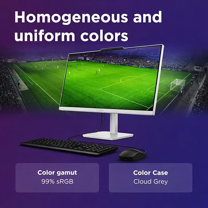 Lenovo 24" FHD All-in-One Desktop Computer - 32GB RAM - 2TB SSD - Intel 13th 8 Cores i3 CPU (Beat 11th i5) - Keyboard and Mouse - Windows 11 - Lifetime Office 365 for The Web