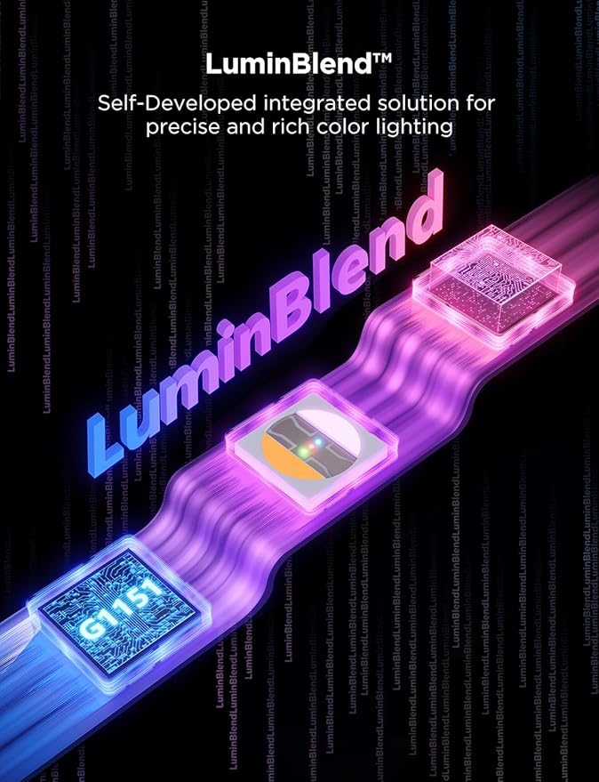 Govee RGBWWIC Strip Light 2 Pro with Matter, 16.4ft Smart LED Strip Lights Work with Alexa and Google Assistant, DIY Color Changing Light Strip, LED Lights for Bedroom, Cabinet, Party, Home Decor