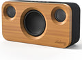 Xinborry Bluetooth Speaker with Deep Bass, 40W(Peak) Wireless Portable Speaker with AUX, TF Card, Stereo Sound Wood Home Audio Sync up to 100 Bluetooth 5.3 Speakers for Home Party, Outdoor Camping