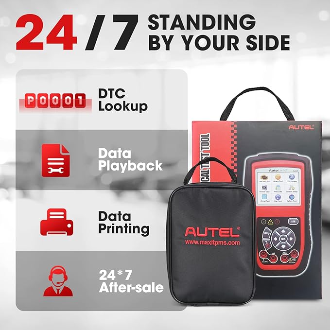 Autel AL539B OBD2 Scanner, 3-in-1 Code Reader Battery Tester Avometer for 12 Volts Batteries, Full OBDII Diagnosis and Circuit Starting & Charging Systems Test, All Enhanced Ver. of AL519 AL539