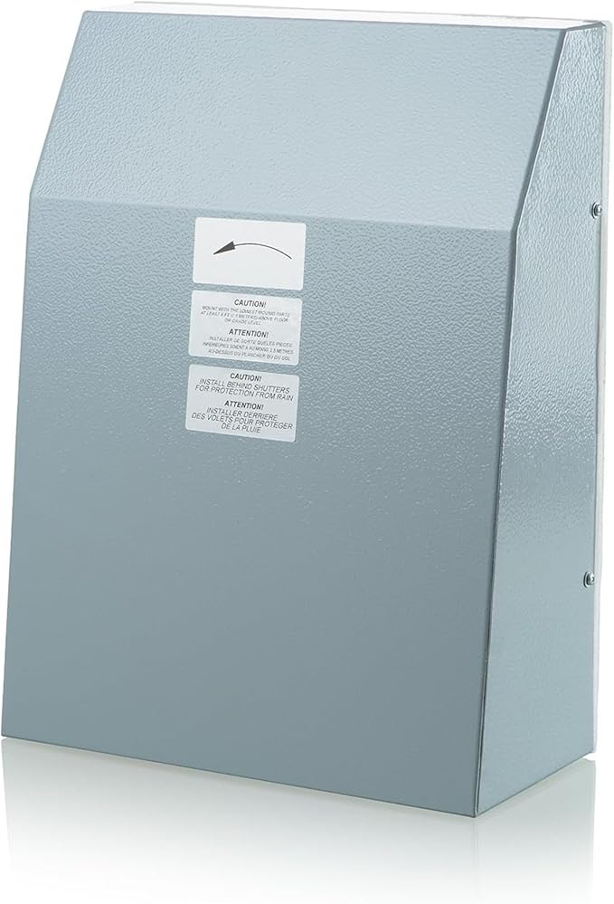 VENTS-US VCN 200 - Wall Mounted Outdoor Exhaust Ventilation Fan Compatible with 8 Inch Diameter Duct - 306 CFM
