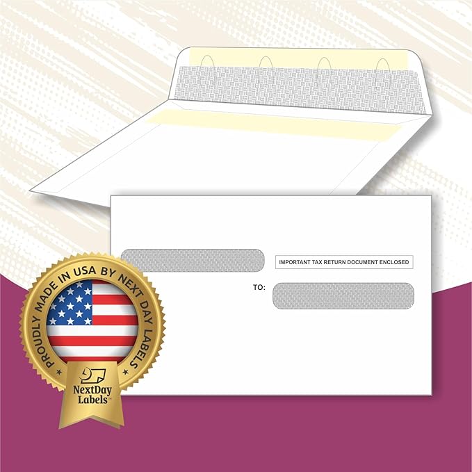 W-2 Forms Blank Paper 4-Up Version NO Instructions on Back for Laser and Ink Jet Printer (Forms & Self Seal Envelopes) (50 Sets)