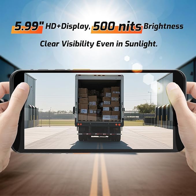 NETUM Android 14 Handheld Barcode Scanner Mobile Computer, Q900 with Honeywell HS7 Engine, 1D/2D Scanning, 5.99" HD Touchscreen, Wi-Fi & 4G LTE – Ideal for Warehousing, Logistics & Asset Tracking
