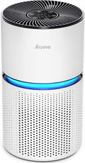 AROEVE Air Purifiers for Home Large Room Coverage Up to 1095 Sq.Ft Air Cleaner Impressive Filtration Remove Dust, Pet Dander for Office, Bedroom, MK03- White