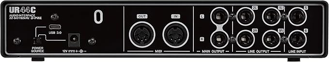 Steinberg UR44C 6x4 USB 3.0 Audio Interface with Cubase AI and Cubasis LE