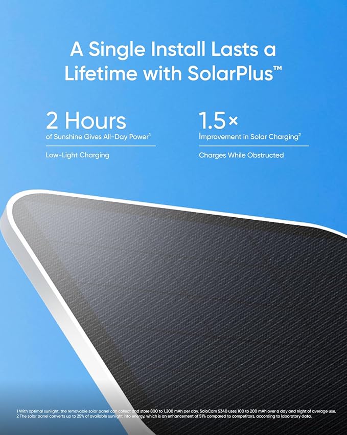 eufy Security SoloCam S340 4-Cam Kit (HomeBase S380), Solar Security Camera, Wireless Outdoor Camera, 360° Pan and Tilt Surveillance, No Blind Spots, 2.4 GHz Wi-Fi, No Monthly Fee