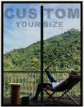 Yotache Customized Magnetic Screen Door, Anti-Tearing Reinforced Screens for Patio, Balcony, Front, Back, Sliding Door