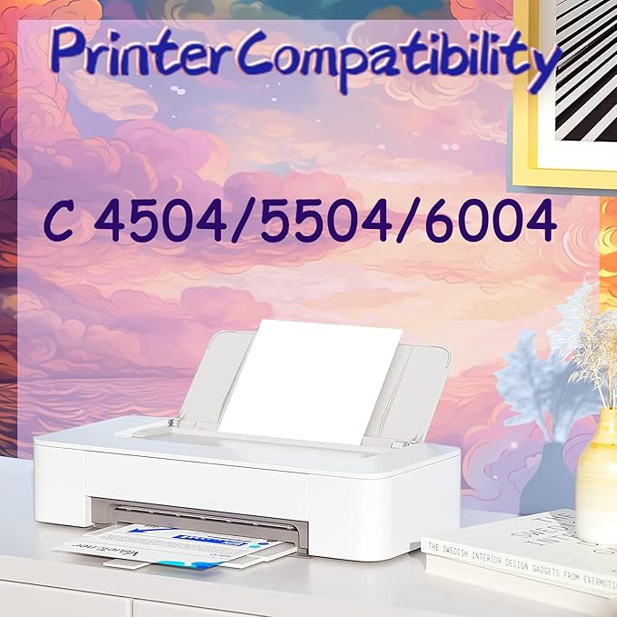 AOKLEY 5504 C5504 Drum Unit Compatible Replacement for Ricoh C4504 C5504 C6004 Printer Cyan