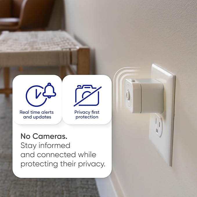 Nomo Smart Care Satellite - Eliminate Dead Zones & Boost Signal - Motion & Light Detector - Works w/Nomo Smart Care System - 2 Pack