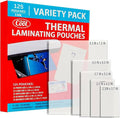 5MIL Thermal Laminating Sheets (125 Count) Photo, Card, Notecard, ID Badge, and Business Card Sizes, Dry-Erase Friendly Laminating Pouches, Compatible with Laminators, Crystal Clear Laminated Finish