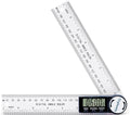 Tirpheety Digital Angle Finder Protractor, 3rd Generation Quick Display Angle Gauge Ruler, 7-Inch (200mm) Professional Measuring Tool for Woodworking, Carpentry, and Construction