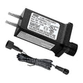 24V 0.25A LED Controller with Extension Cord, Replacement Model JT-DC240V025-C Class 2 Power Supply IP44 LED Light Controller Low Voltage Transformer for Halloween Christmas Holiday String Light