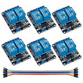 Hosyond 6Pack 2 Channel DC 5V Relay Module with Optocoupler Relay Board for Arduino Raspberry Pi MEGA2560