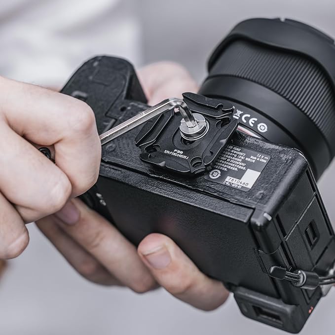 F38 Quick Release Plate V2,Compatible with Arca Swiss, Anti-Slip Plate for DSLR/Mirroless Camera -3301