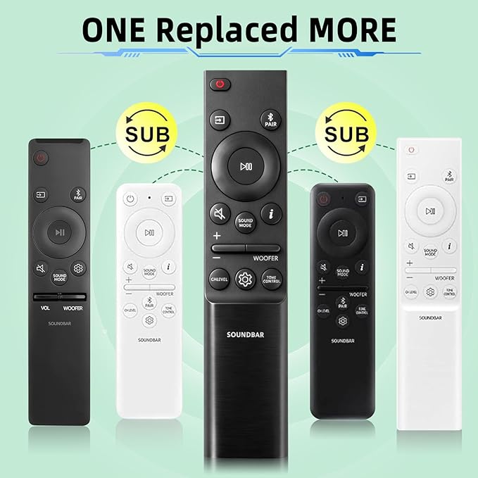 AH81-15047A for Samsung Soundbar Remote Control Replacement,Compatible with Samsung Soundbar Home Theater/Surround Sound Audio Systems