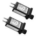 2PCS Replacement 30V 0.2A LED Transformer Model JT-EL/FC300V0200-C Class 2 Power Supply IP44 LED Light Controller Low Voltage Transformer for Christmas String Light Inflatable Decorations (30V6W 2PCS)
