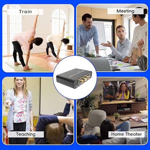 HDMI ARC Audio Extractor,DAC Converter,192KHz Digital to Analog Audio Converter,Optical/SPDIF Coaxial Stereo L/R RCA 3.5mm