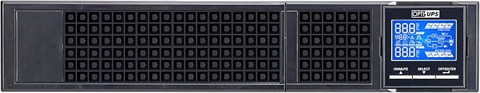 OPTI-UPS DS1000E-RM (Tower/Rackmount) (1000VA / 1000W) Online Double Conversion Uninterruptible Power Supply, Pure Sine Wave, UPS Battery Backup, Surge Protection