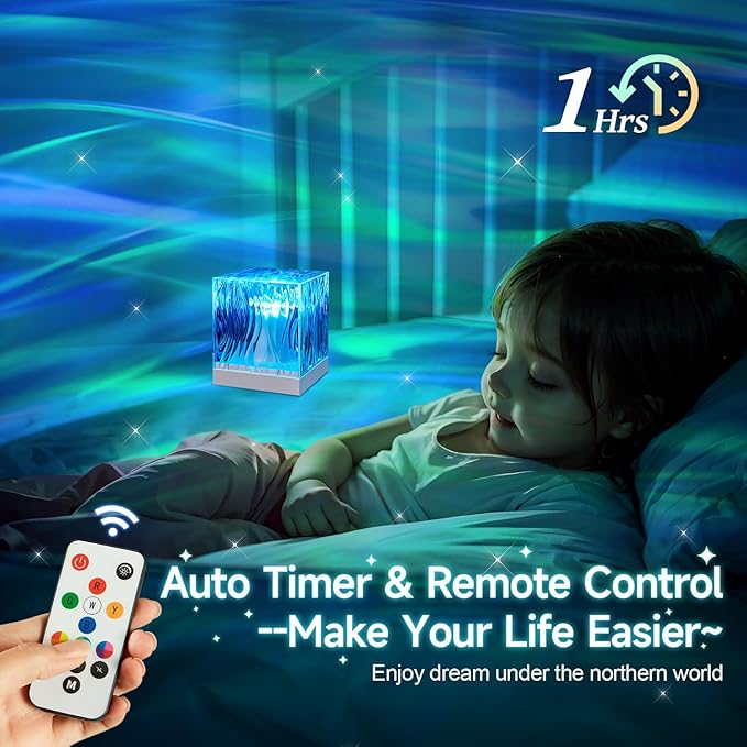Northern Lights Projector Valentines Day Gifts for Her/Him, 18-Color Sunset Lamp Galaxy Projector Aurora Light Projector for Bedroom,Mood Lighting Room Lights,Cute Stuff Game Room Decor for Teen Girls